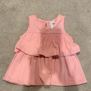 Janie and Jack Coral Pink Cotton shirt